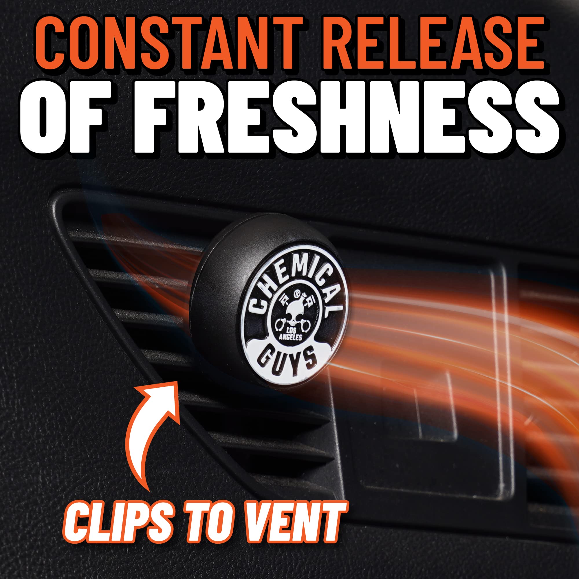 Chemical Guys AIR40203 Vent Clip Air Freshener, Forbidden Paradise Tropical Scent, (Great for Cars, Trucks, SUVs, RVs, Home, Office, Garage, Dorm Room & More) - 3 Pack - Image 3
