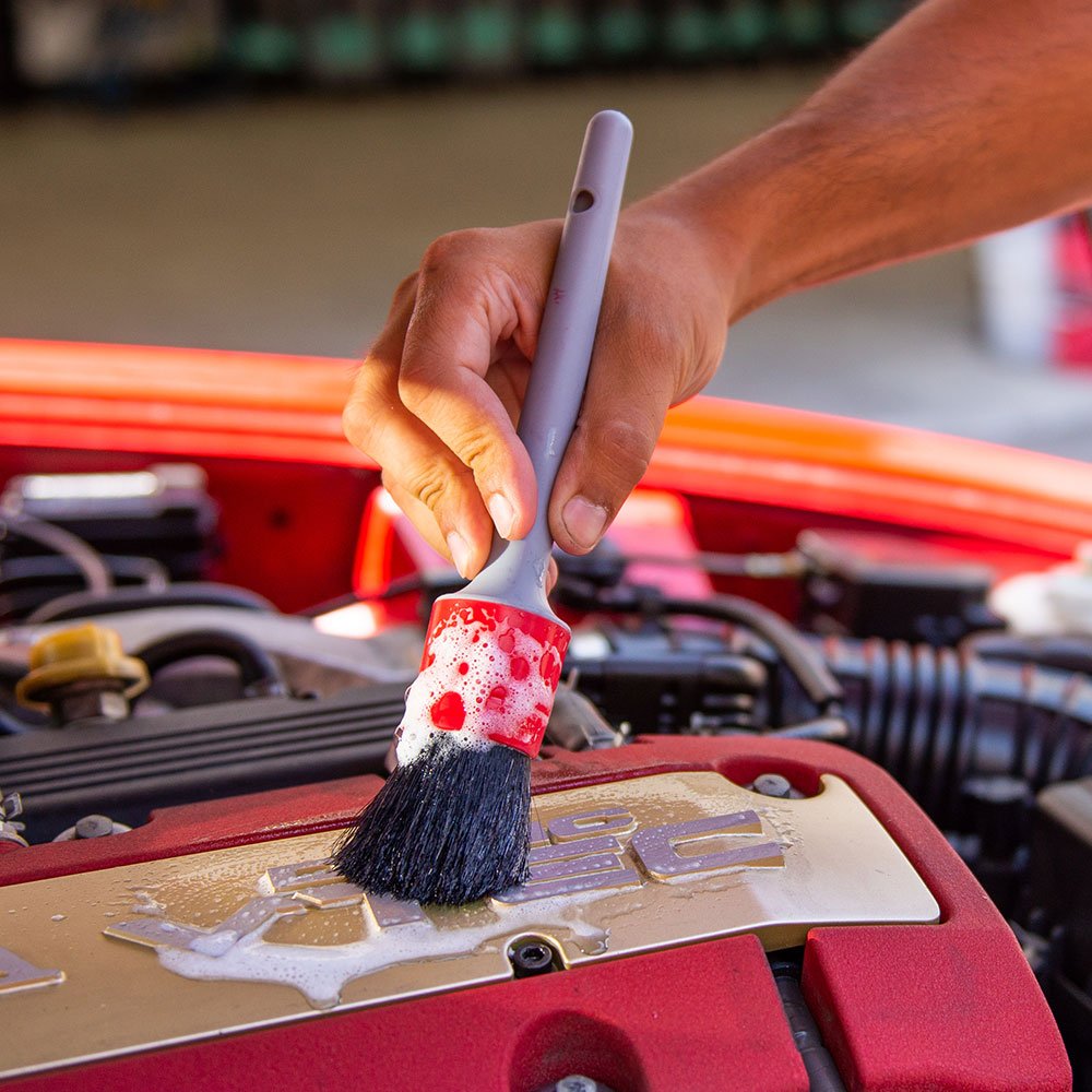 Chemical Guys All in the Details Exterior Detailing Brushes - 3-Piece Soft Scratch-Free Brushes for Wheels, Bumpers, Grilles, Badging & Tight Exterior Gaps on Cars, Trucks, SUVs & More - Image 7