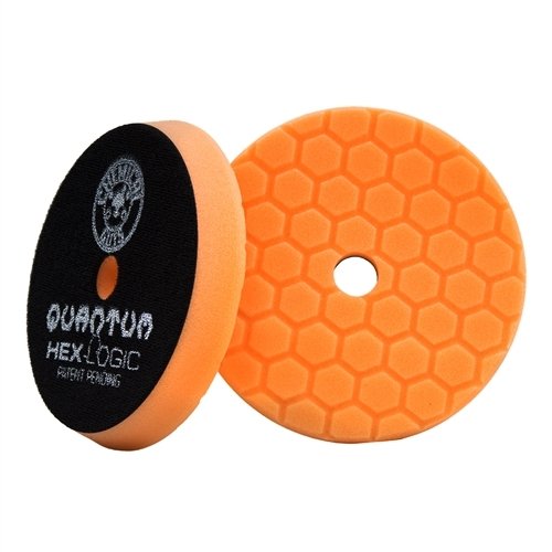 Chemical Guys BUFX112HEX6 Hex-Logic Quantum Medium-Heavy Cutting Pad, Orange (6.5 Inch Pad Made for 6 Inch Backing Plates) - Image 5
