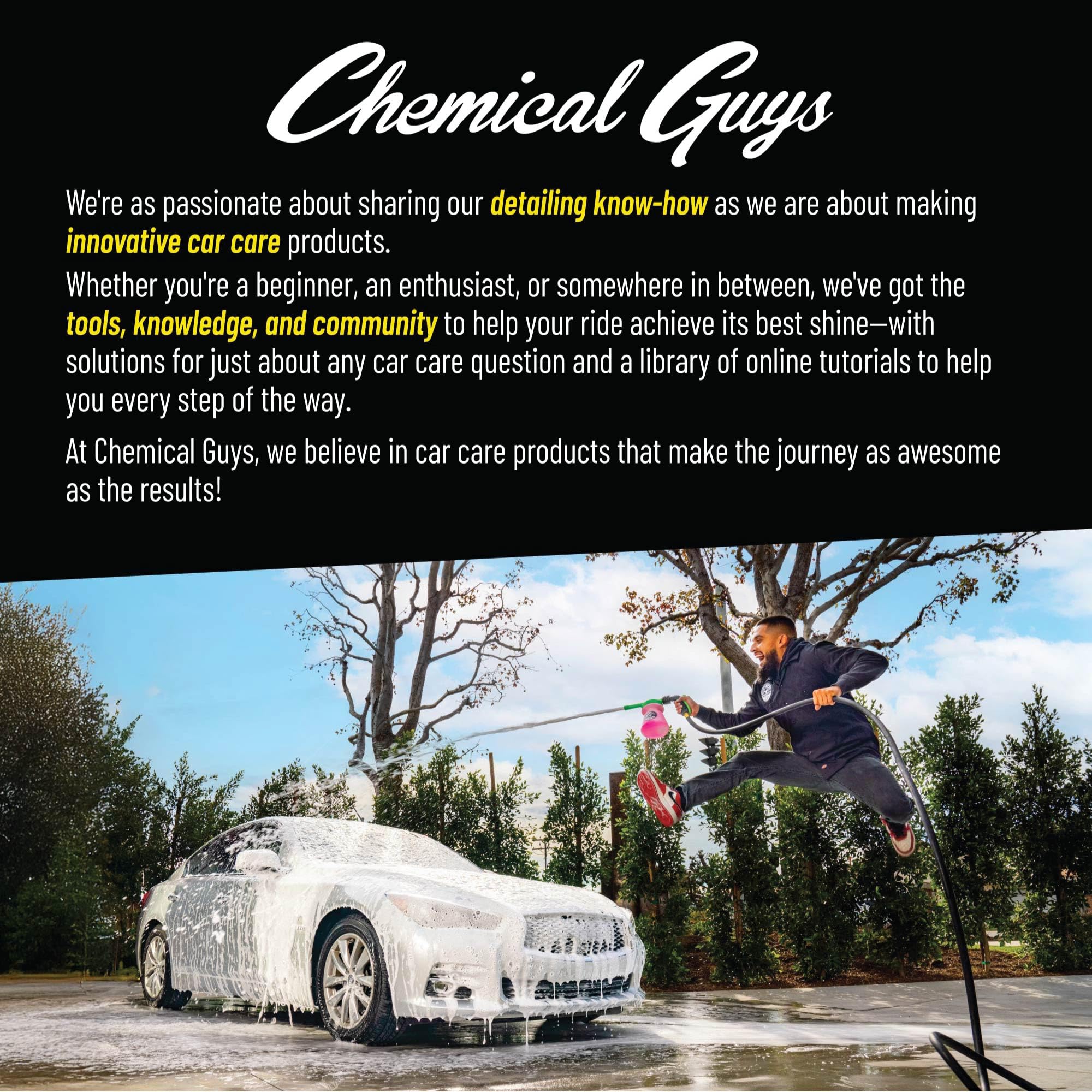 Chemical Guys Bug and Tar Remover Fast Acting Car Wash - Heavy Duty Cleaner for Bugs, Tar, Grime, Tree Sap & Bird Droppings - Safe for Car Paint, Glass, Chrome, Plastic, All Exterior Surfaces - 16 oz - Image 6