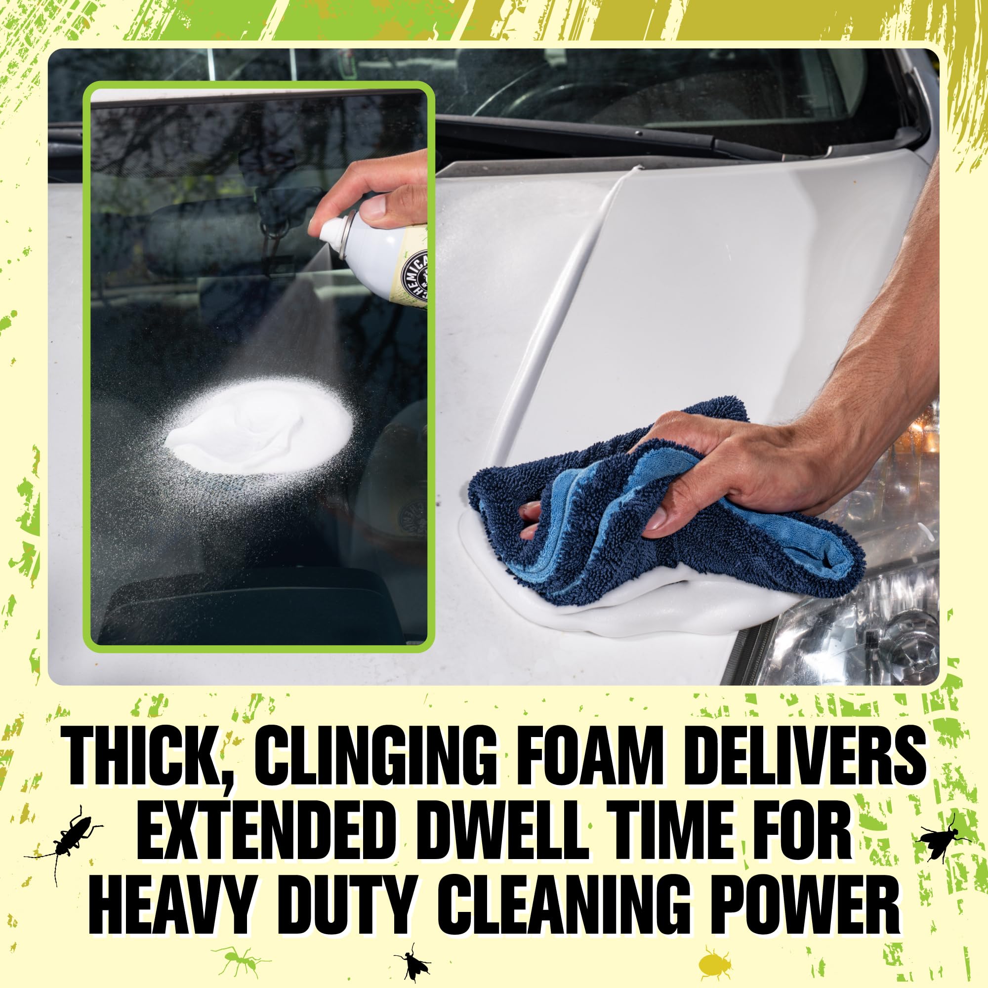 Chemical Guys Bug, Sap & Tar Remover, Fast Acting Pre Wash Cleaner For Cars, Trucks & SUVs, Removes Stuck On Residue, Road Film, Bug Splatter, Tree Sap, Grime, Spray 15 Fl Oz - Image 5