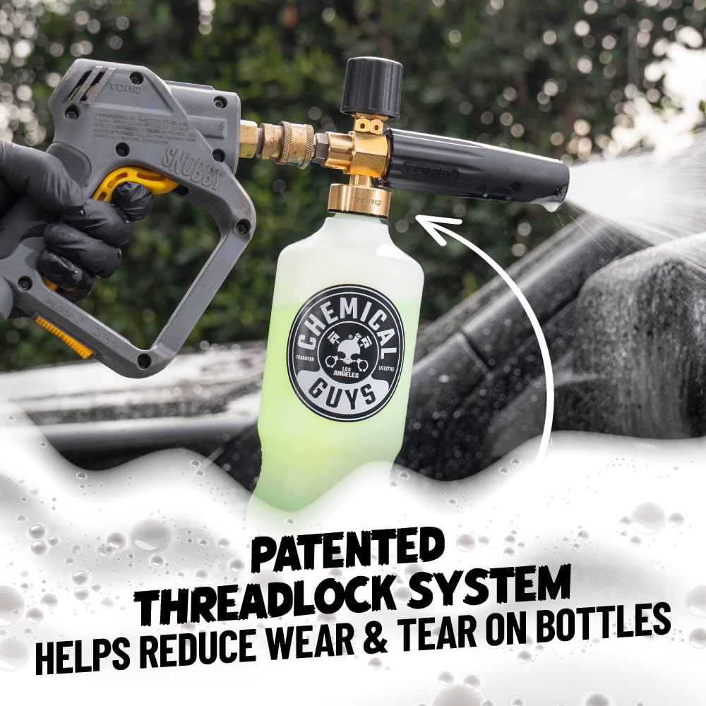 Chemical Guys EQP_310 TORQ Professional Foam Cannon Max Foam 8, (Great for Cars, Trucks, SUVs, Motorcycles, RVs & More) 32 oz Bottle - Image 5