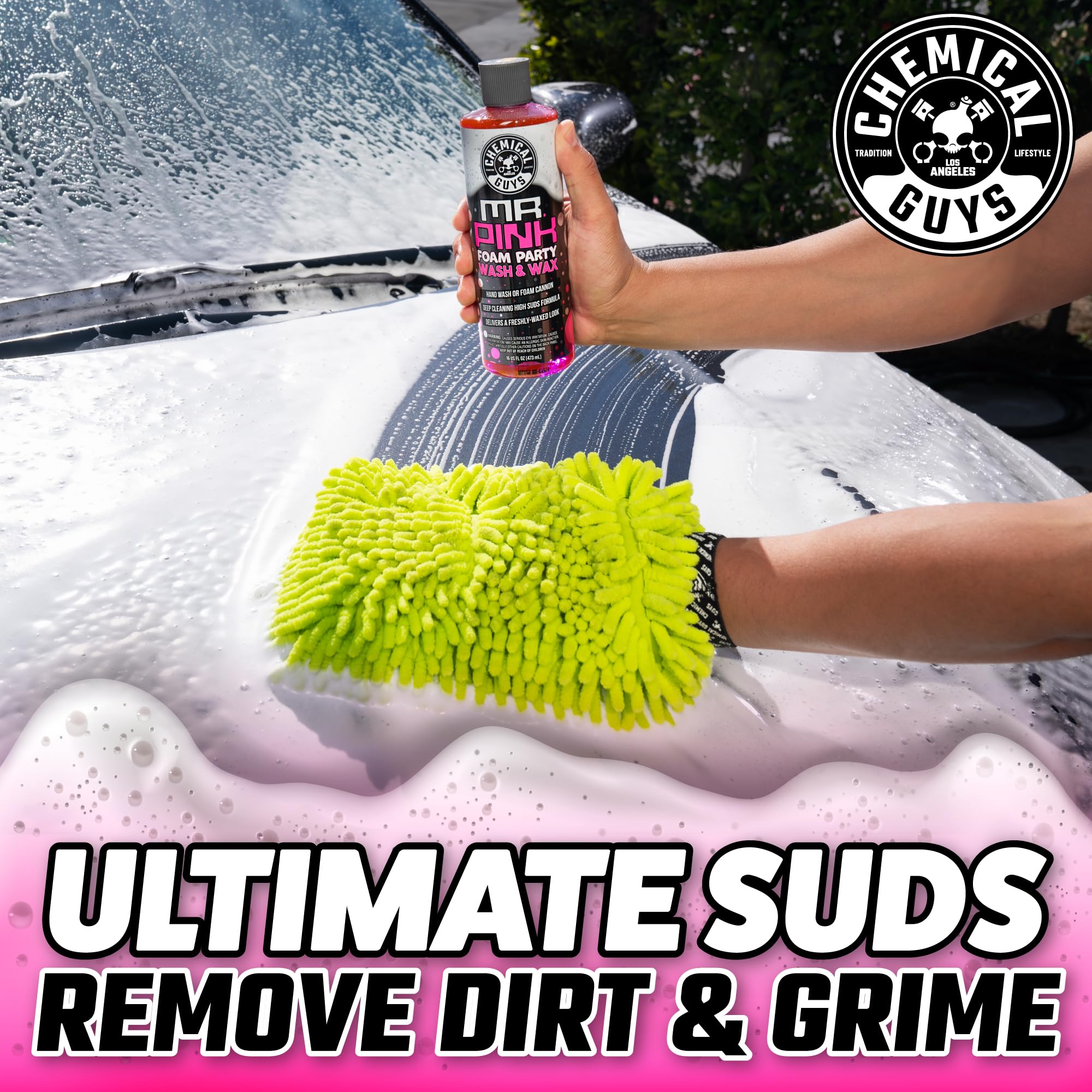 Chemical Guys EQP367 TORQ Professional Snow Foam Cannon Car Wash Snow Foamer + Mr. Pink Foam Party Wash & Wax 16 fl oz (Safe for Cars, Trucks, SUVs, RVs, & More) Works with Pressure Washer - Image 5