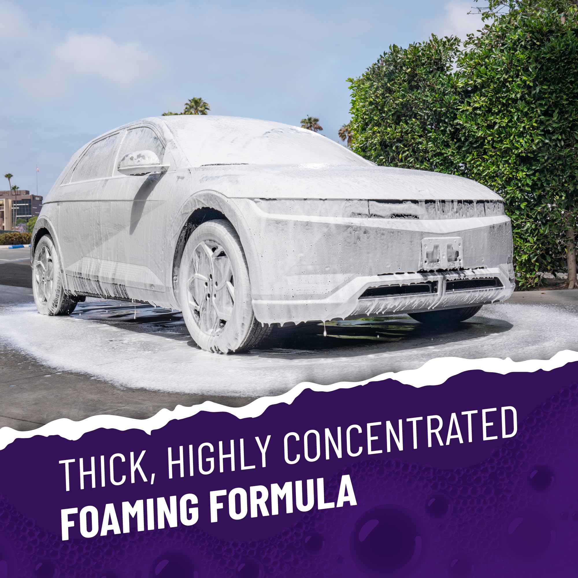 Chemical Guys Extreme Bodywash & Wax Foaming Car Wash Soap - Soap for Foam Cannons, Foam Guns, or Bucket Washes for Cars, Trucks, Motorcycles, RVs, and More, Grape Scent - 16 oz - Image 5