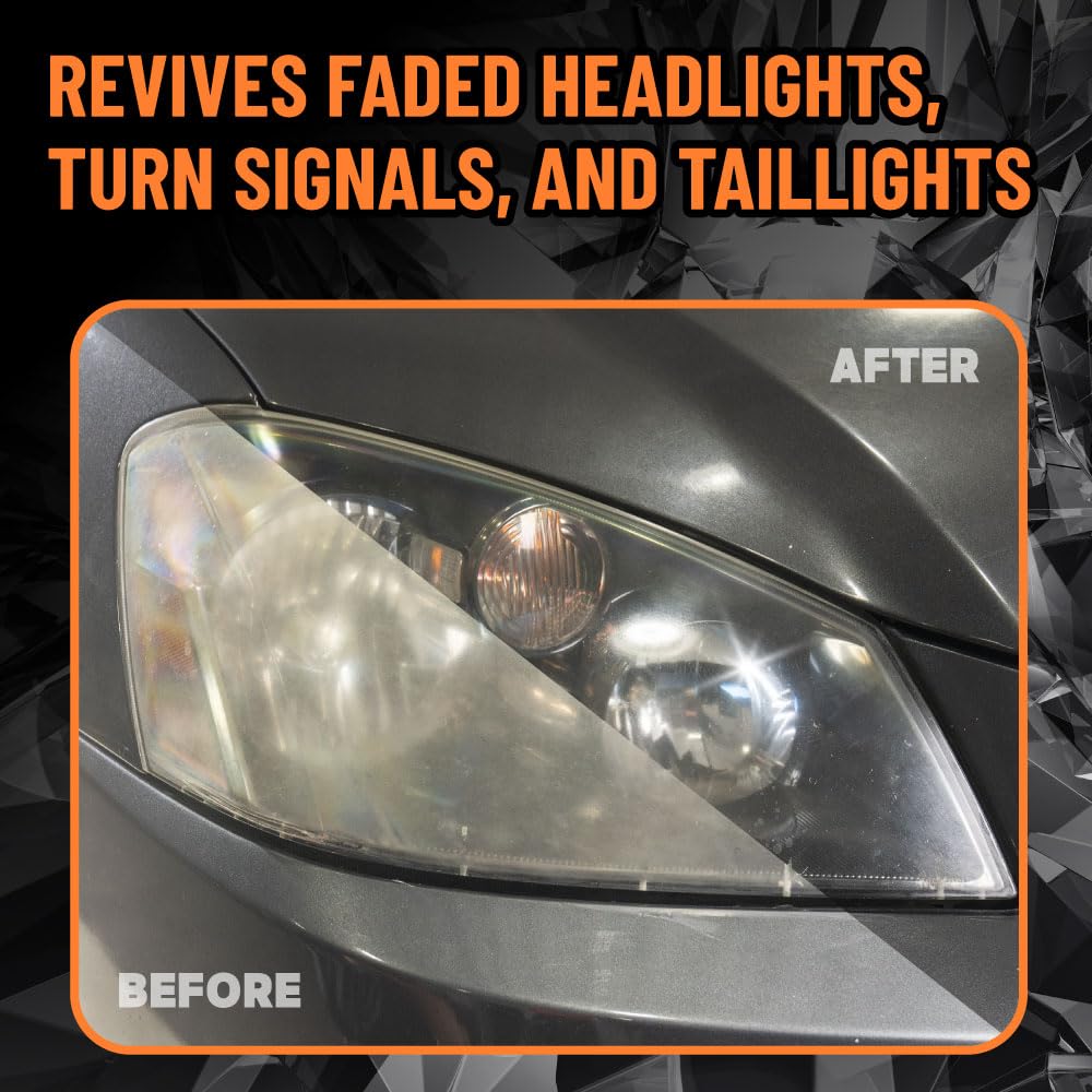 Chemical Guys Headlight Restore and Protect - Cleans, Restores Clarity, and Protects Headlights from Future Fading, Safe for Trucks, SUVs, Motorcycles, RVs & More - 16 oz - Image 3