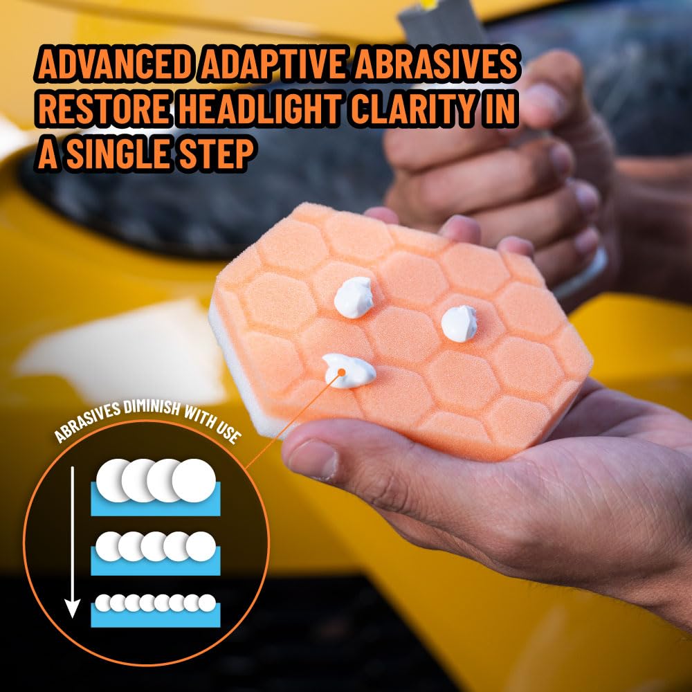 Chemical Guys Headlight Restore and Protect - Cleans, Restores Clarity, and Protects Headlights from Future Fading, Safe for Trucks, SUVs, Motorcycles, RVs & More - 16 oz - Image 4