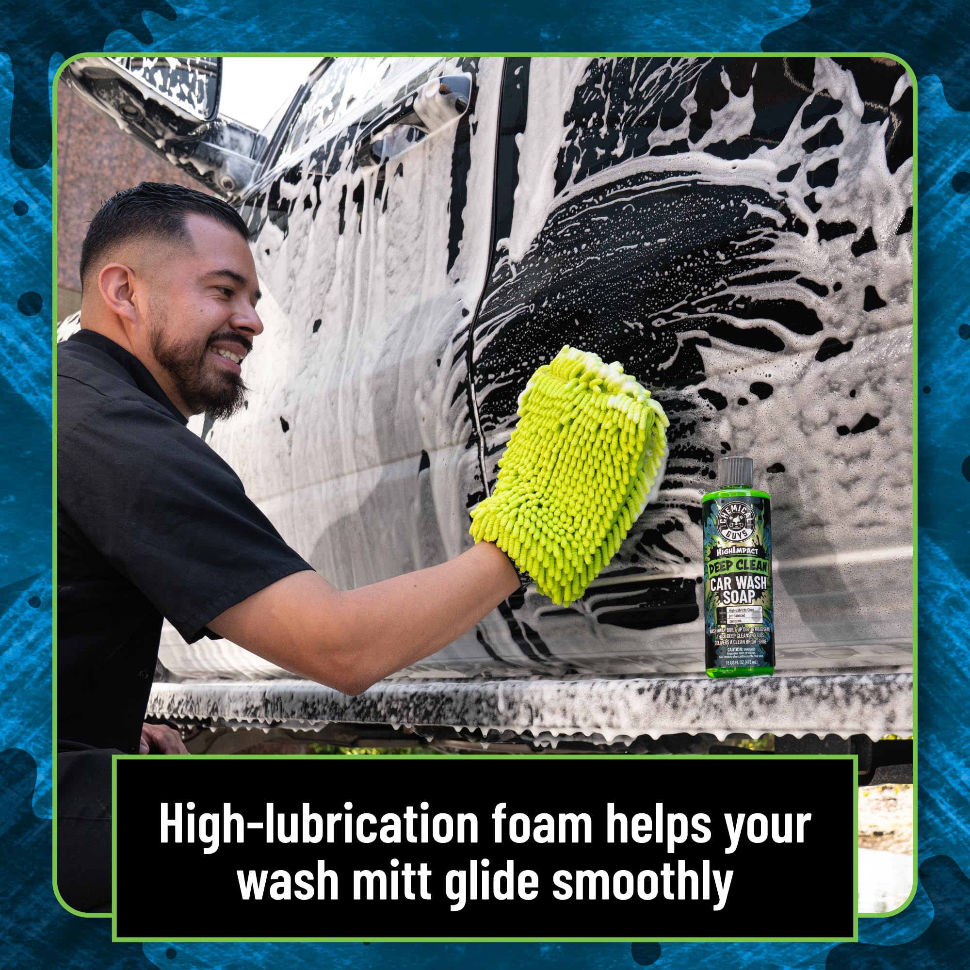 Chemical Guys High Impact Car Wash Soap, Deep Cleaning Vehicle Shampoo With Thick High Lubricity Suds, For Paint, Clear Coat, Wheels, and Exterior Surfaces - 16 Fl Oz - Image 4