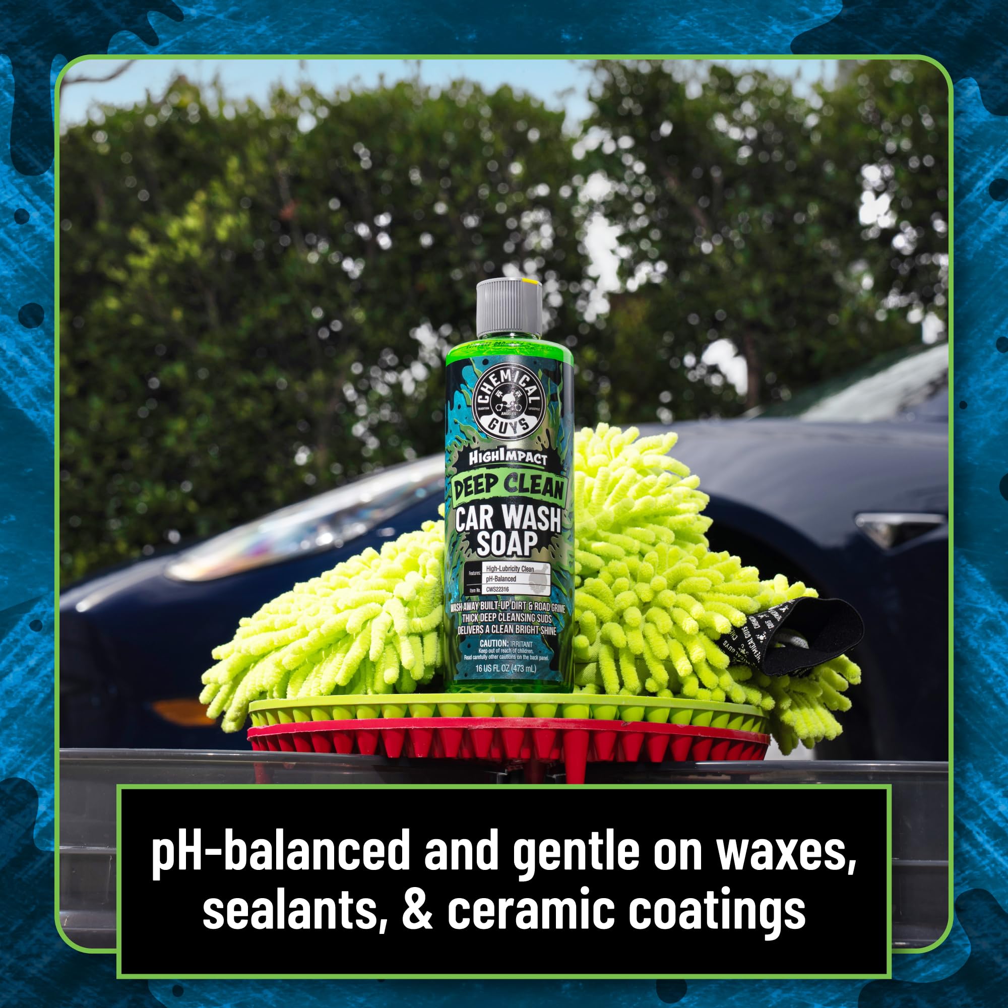 Chemical Guys High Impact Car Wash Soap, Deep Cleaning Vehicle Shampoo With Thick High Lubricity Suds, For Paint, Clear Coat, Wheels, and Exterior Surfaces - 16 Fl Oz - Image 5