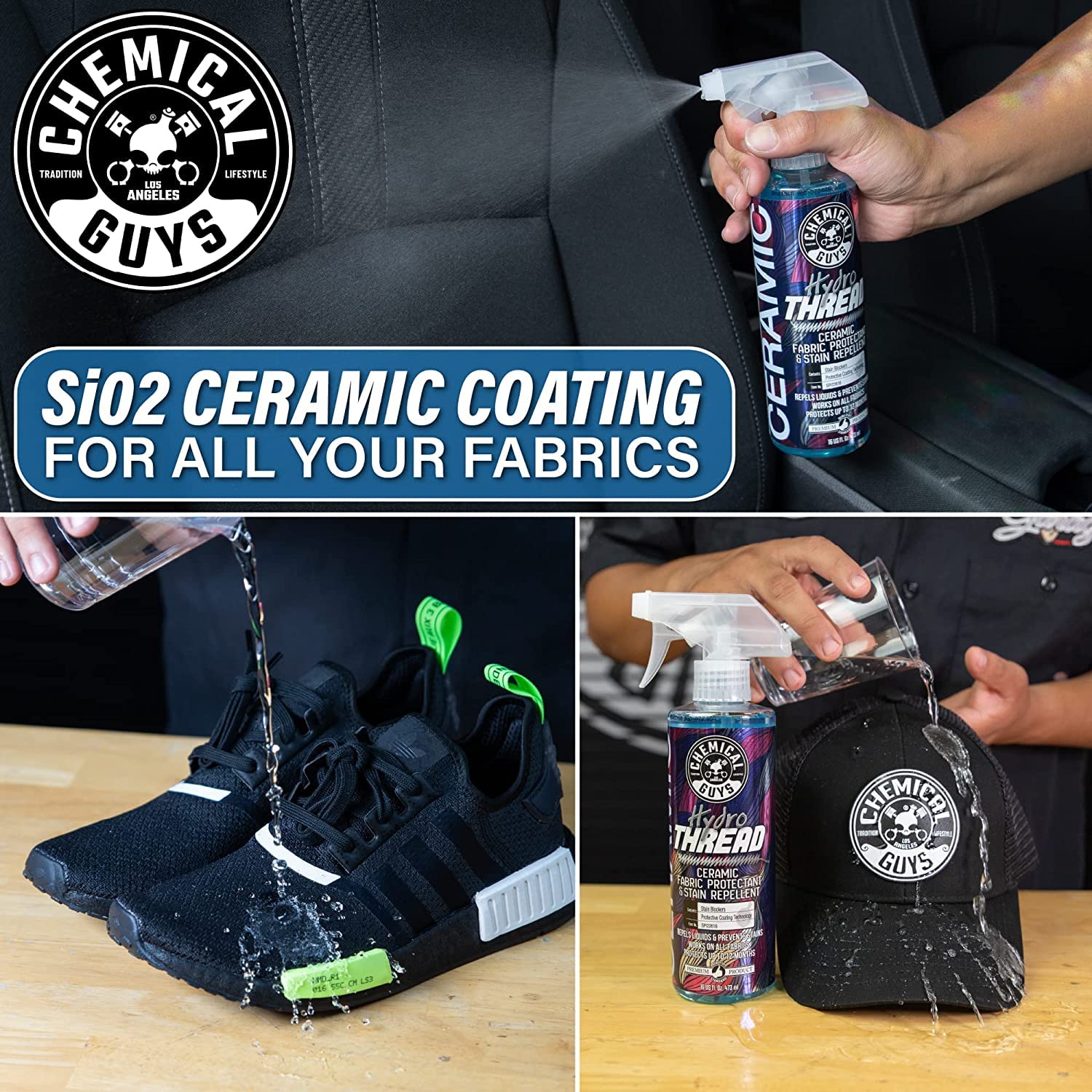 Chemical Guys HOL362 16-Piece Arsenal Builder Ceramic Car Wash & Protection Kit with Foam Gun, Bucket and (6) 16 oz Car Care Cleaning Chemicals (Works w/Garden Hose) - Image 7