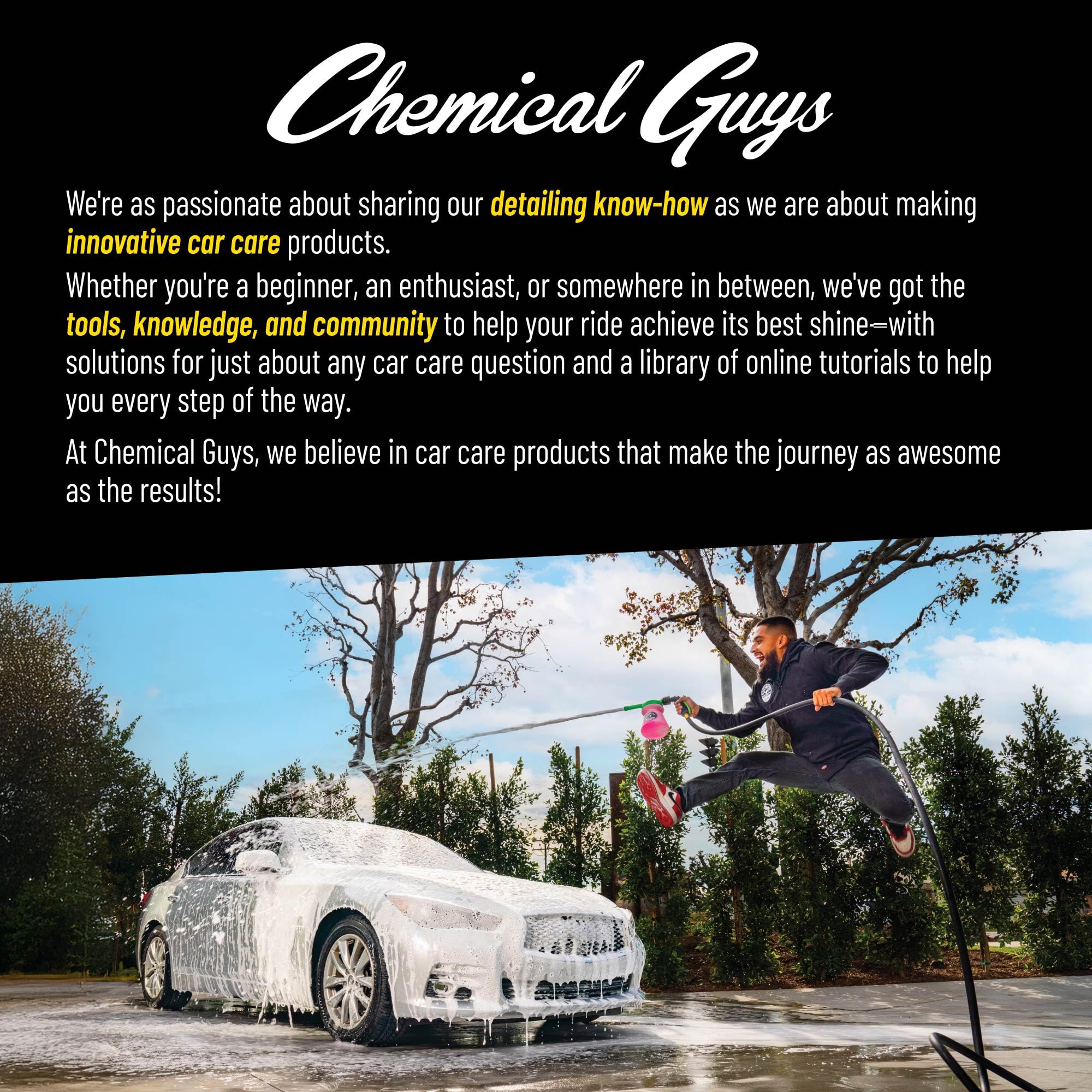 Chemical Guys Wheelie All Exterior Surface and Wheel Brush, Wheel Cleaner Brush with Soft Bristles, Safe Cleaning of Rims, Tires, and Exterior Surfaces on Cars, Trucks, Motorcycles, RVs, & More, Green - Image 6