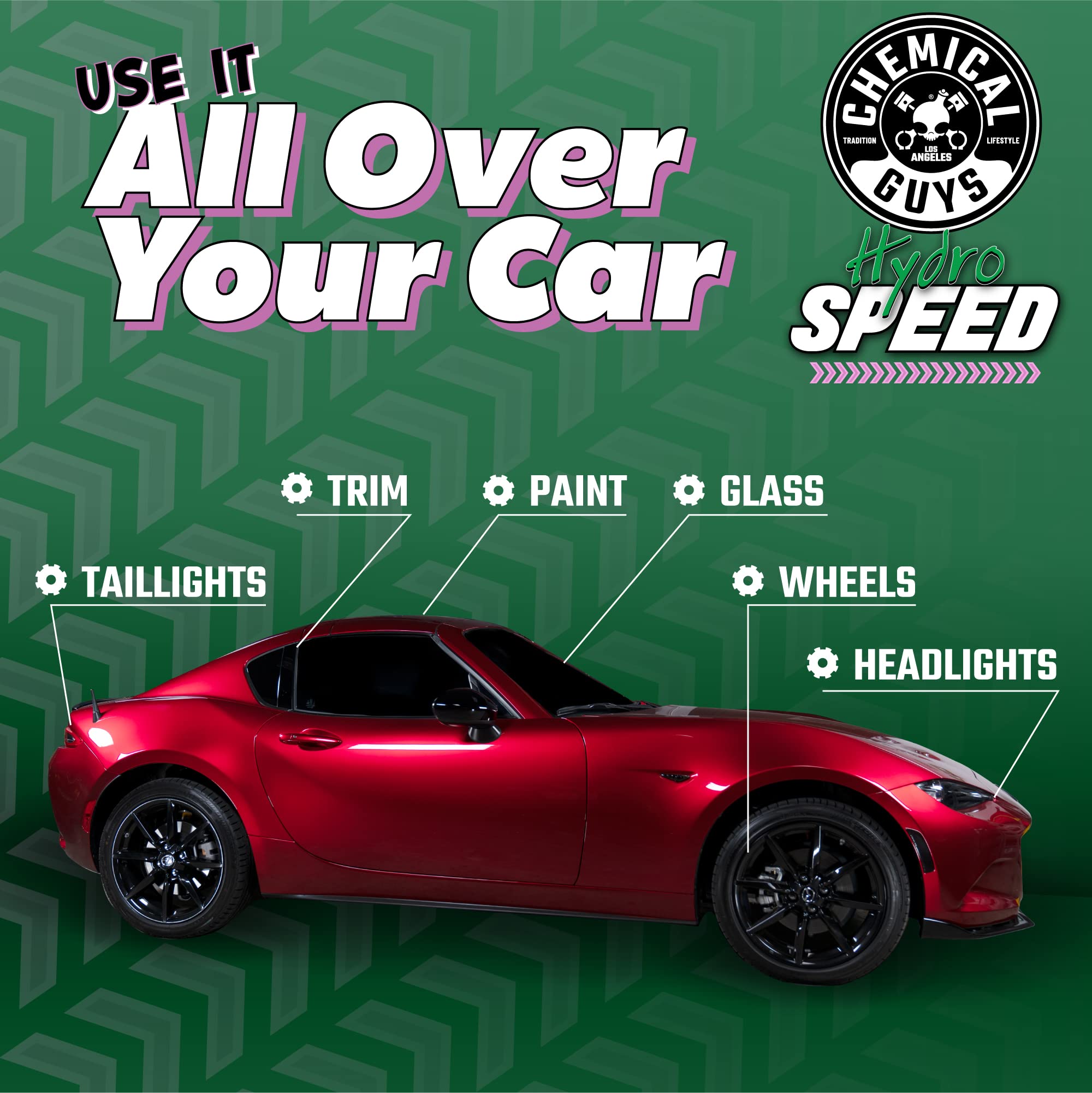 Chemical Guys HydroSpeed Ceramic Quick Detailer Spray - SiO2 Shine Car Detailer Spray for Cars, Trucks, SUVs, Motorcycles and RVs, Boosts Gloss, Hydrophobic Protection and Slickness, 128 oz - Image 10