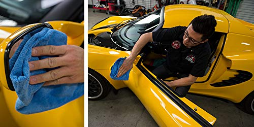 Chemical Guys MIC10203 Microfiber Towel, 16" x 16", Blue, Pack of 3 - Image 3