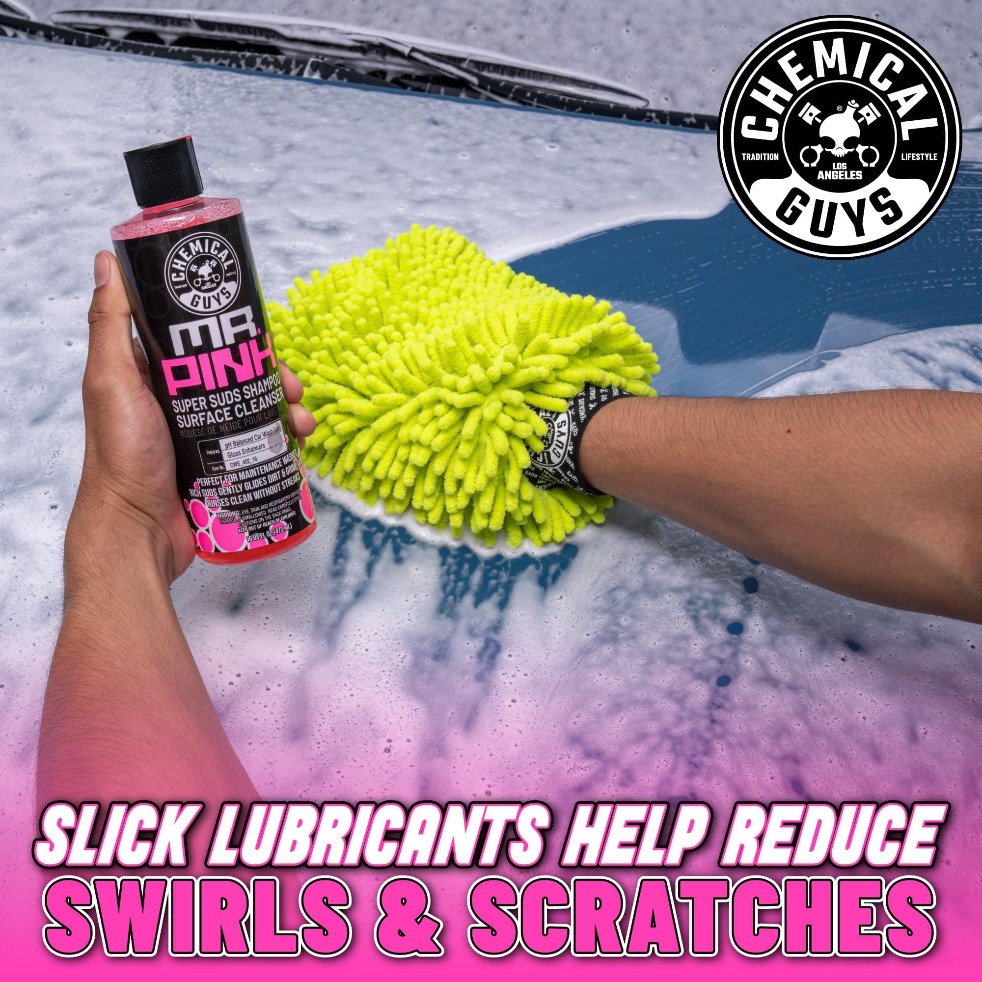 Chemical Guys Mr. Pink Car Wash Soap - 64 oz Super Suds Foaming Car Wash Soap for Cannon, Blaster, or Bucket Washing - pH Balanced, Safe on Wax, Sealant, Ceramic, and Clear Coat Finishes - Image 4