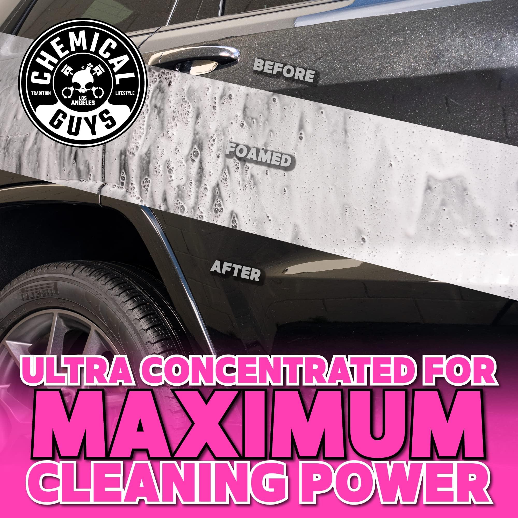 Chemical Guys Mr. Pink Car Wash Soap - 64 oz Super Suds Foaming Car Wash Soap for Cannon, Blaster, or Bucket Washing - pH Balanced, Safe on Wax, Sealant, Ceramic, and Clear Coat Finishes - Image 5