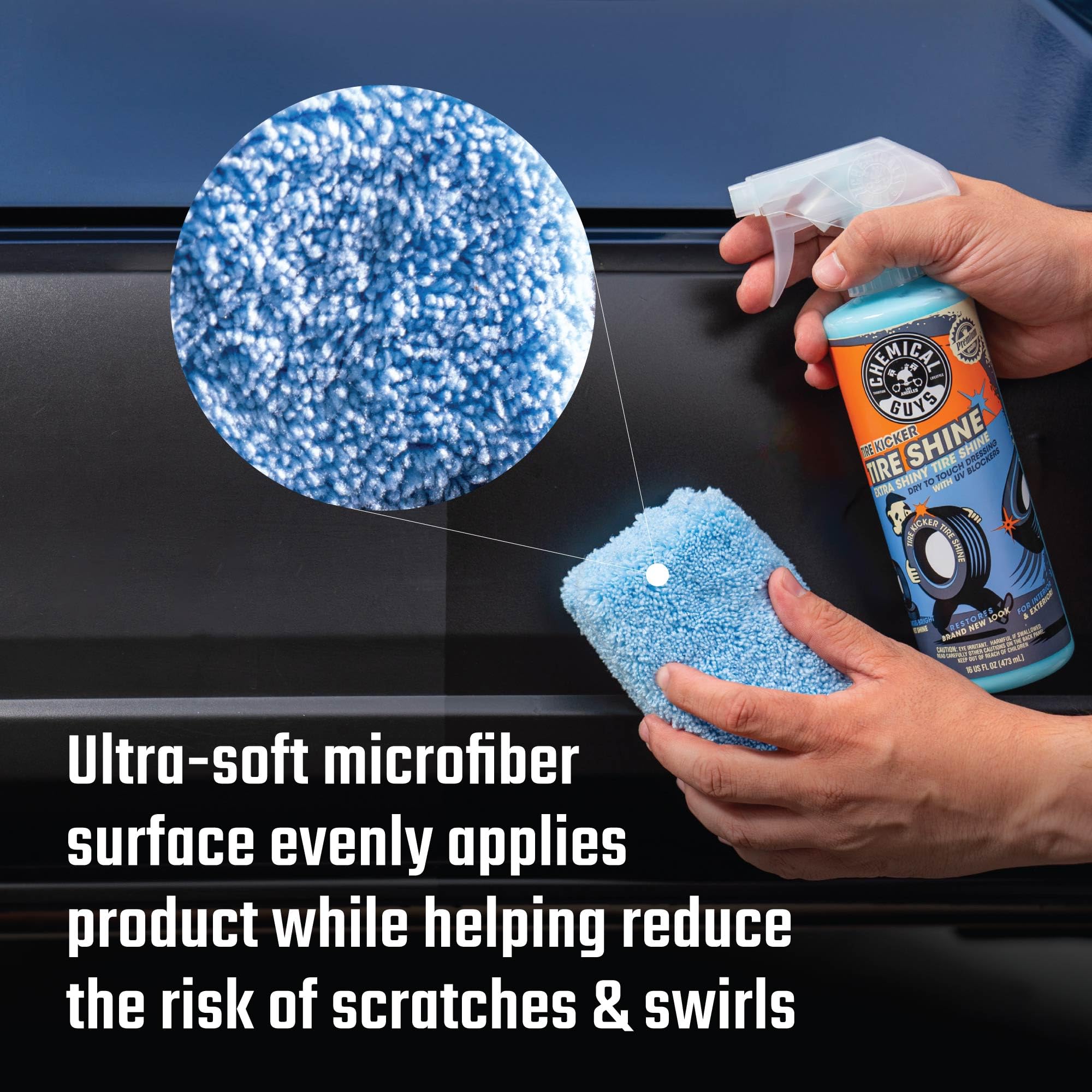 Chemical Guys Premium Grade Microfiber Applicators, 4-Pack - Soft, Scratch-Free Application for Waxes, Sealants, Glazes, and Dressings - Image 3