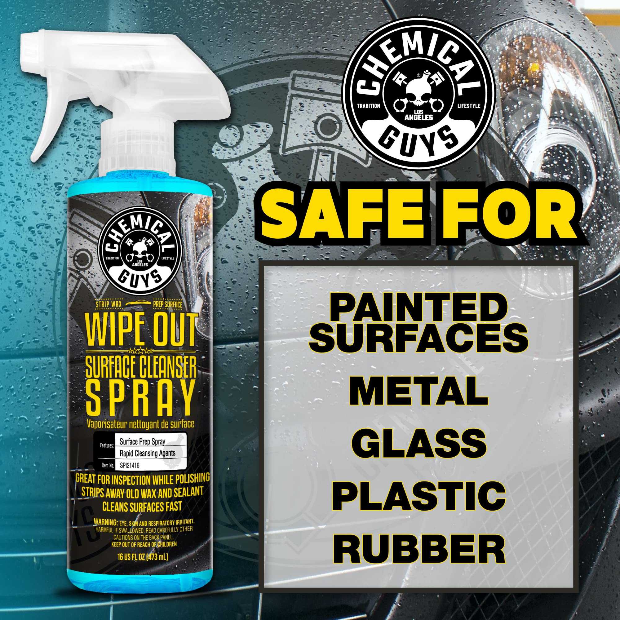 Chemical Guys SPI21416 Wipe Out Surface Cleanser Spray, 16 fl. oz - Image 8