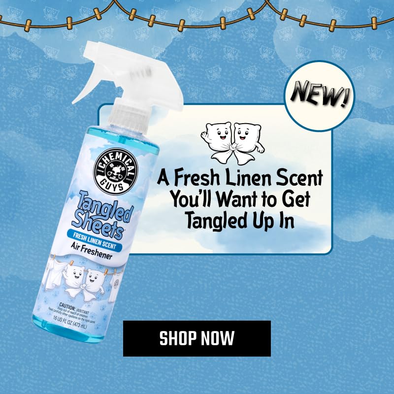 Chemical Guys Tangled Sheets Fresh Linen Scent Air Freshener Spray and Odor Eliminator, Clean Fabric Inspired Spray for Home, Office, Bathroom, Dorm, and Car Interior - 16 Fl Oz - Image 6