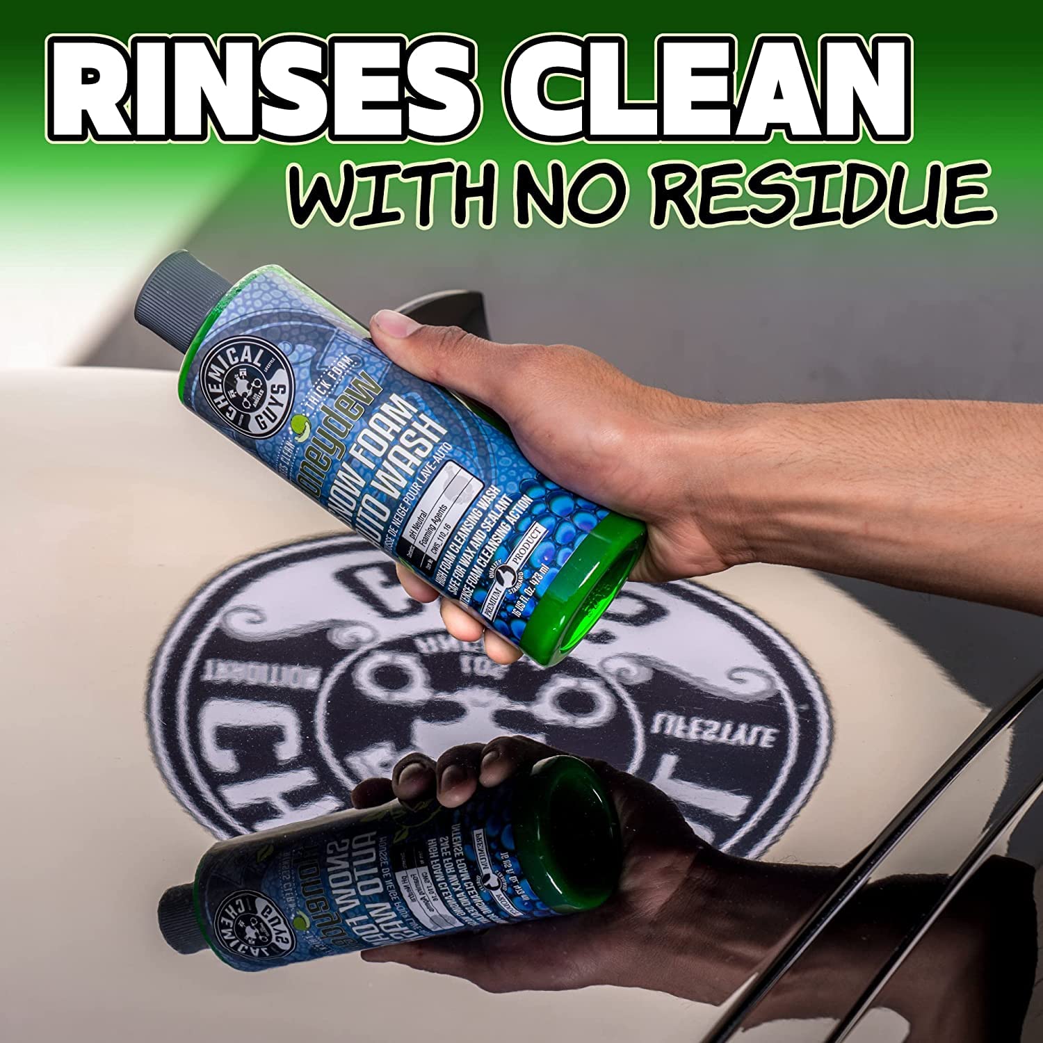 Chemical Guys TORQ Professional Max Foam 8 Cannon and Honeydew Snow Foam Soap Kit - High Foaming Car Wash Cannon with 1 Gallon Concentrated Soap - Safe for Cars, Trucks, SUVs, RVs and More, 128 fl oz - Image 7