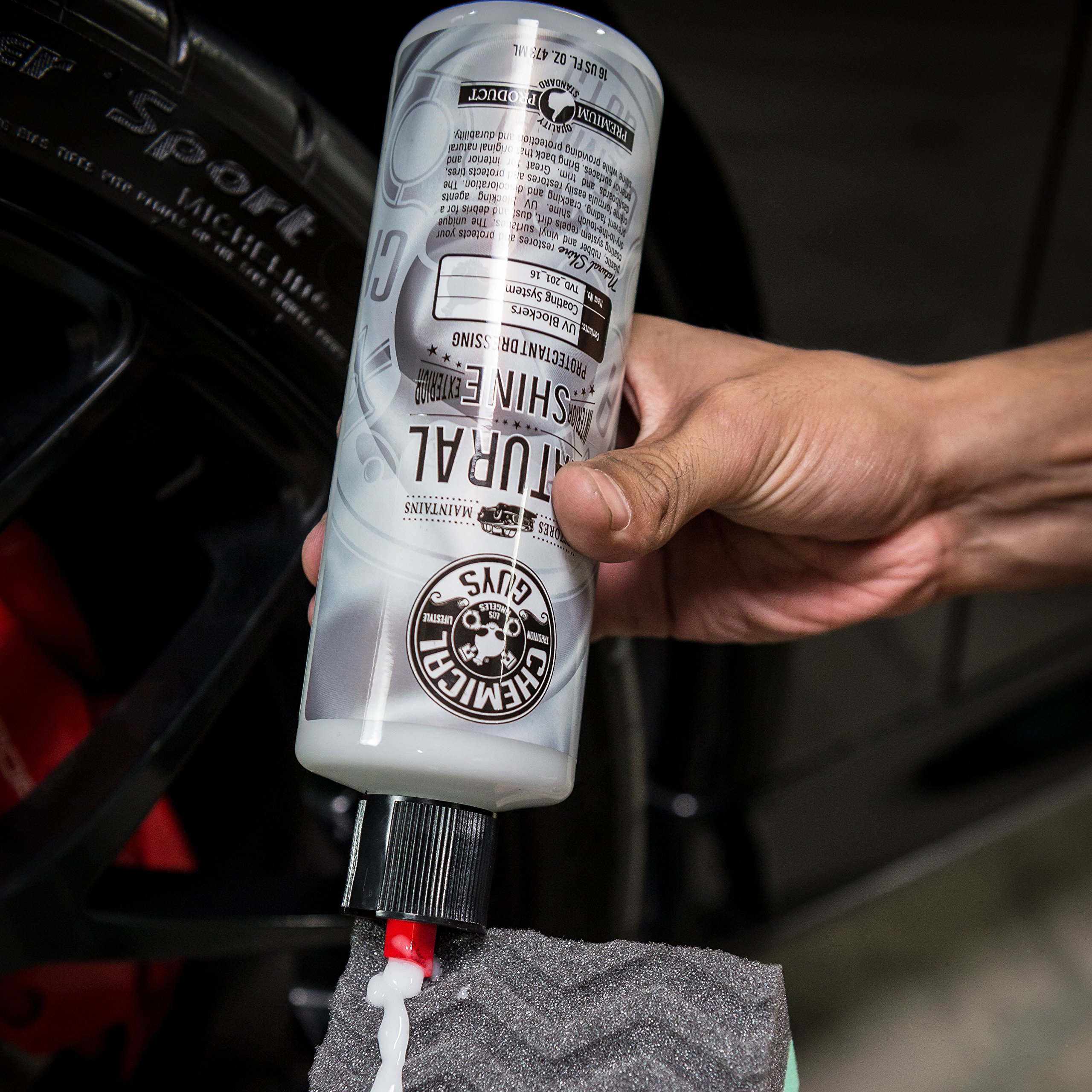 Chemical Guys TVD_201_16, Natural Shine, Satin Shine Dressing for Plastic, Rubber and Vinyl, 16 oz - Image 3